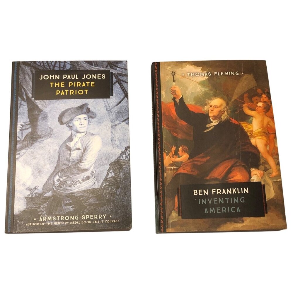 John Paul Jones Ben Franklin Historical Biographies Kids Books Sperry Homeschool